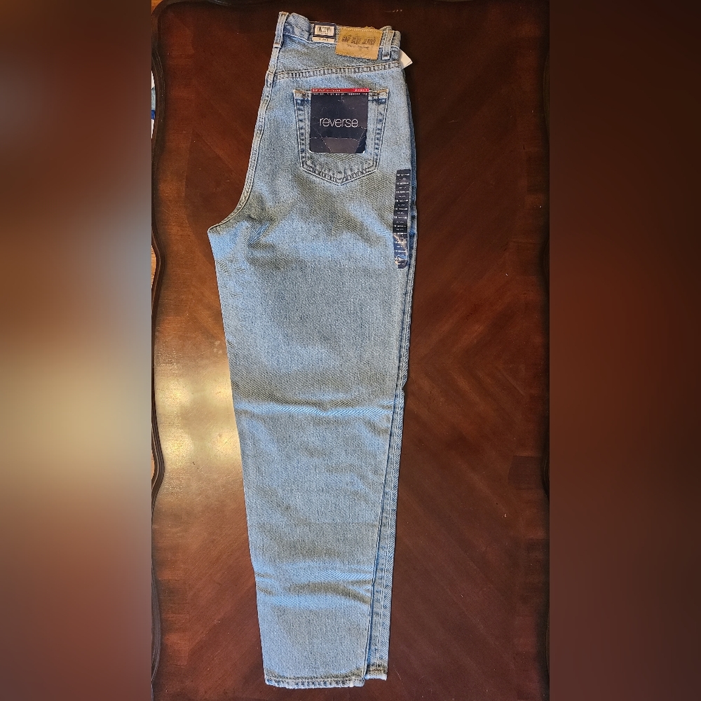 Gap Jeans Womens Gap Reverse Fit Mom Jeans Tapered Vintage BNWT